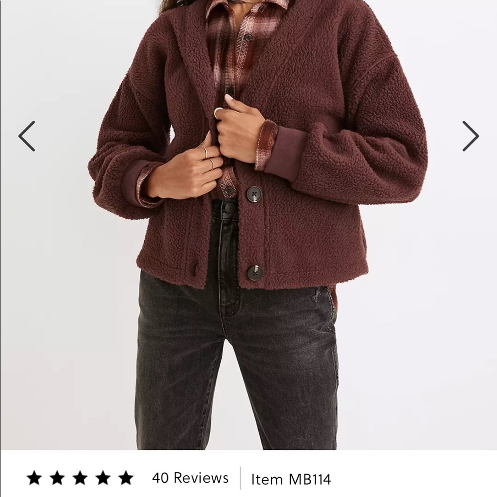 Madewell (Re)sourced Fleece Cardigan